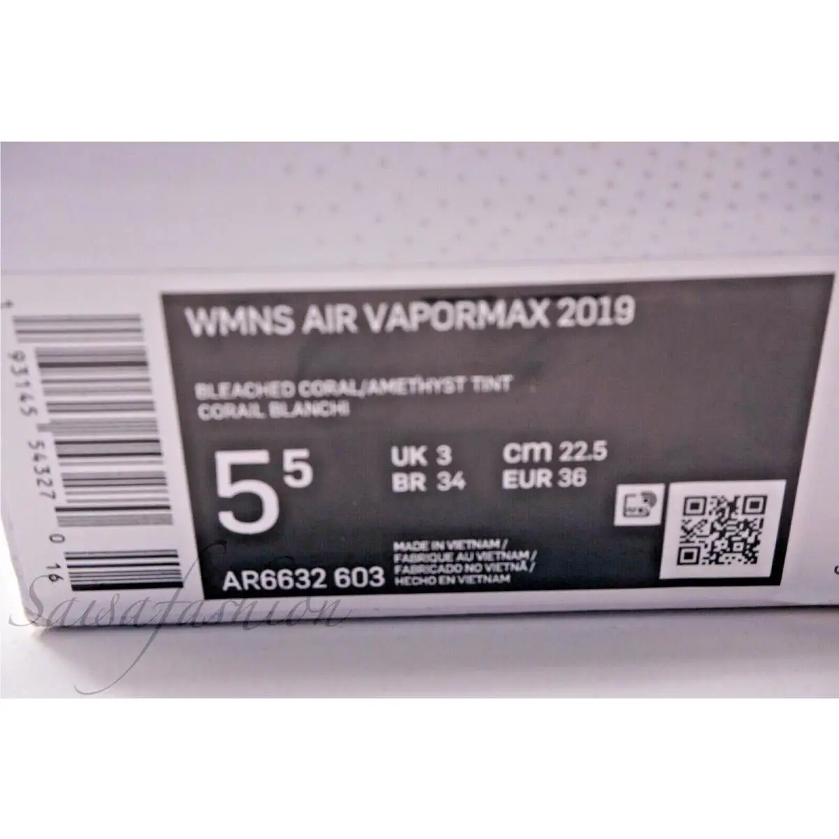 Nike shoes - Nike Air VaporMax 2019 - Air VaporMax - AR6632-603 - Bleached Coral-Amethyst Tint (UPC: 193145543393) 8