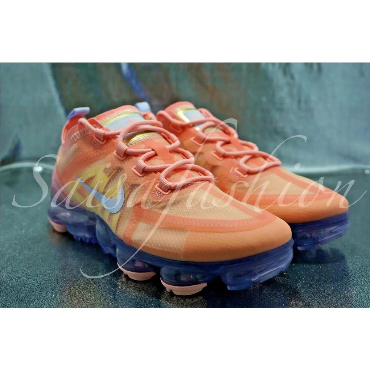 Nike shoes - Nike Air VaporMax 2019 - Air VaporMax - AR6632-603 - Bleached Coral-Amethyst Tint (UPC: 193145543393) 1