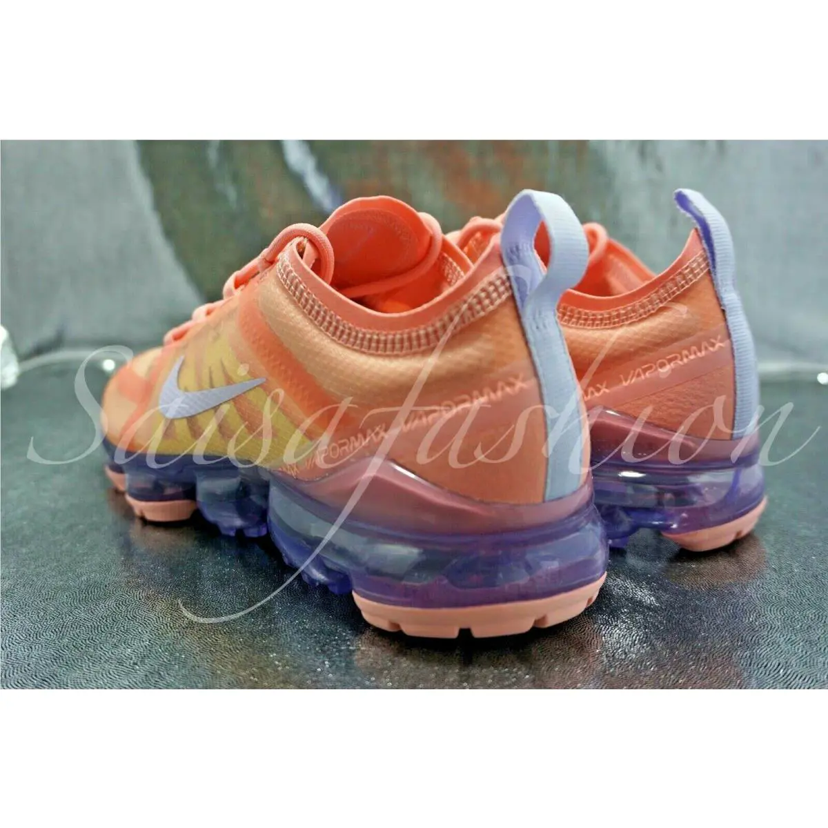 Nike shoes - Nike Air VaporMax 2019 - Air VaporMax - AR6632-603 - Bleached Coral-Amethyst Tint (UPC: 193145543393) 4
