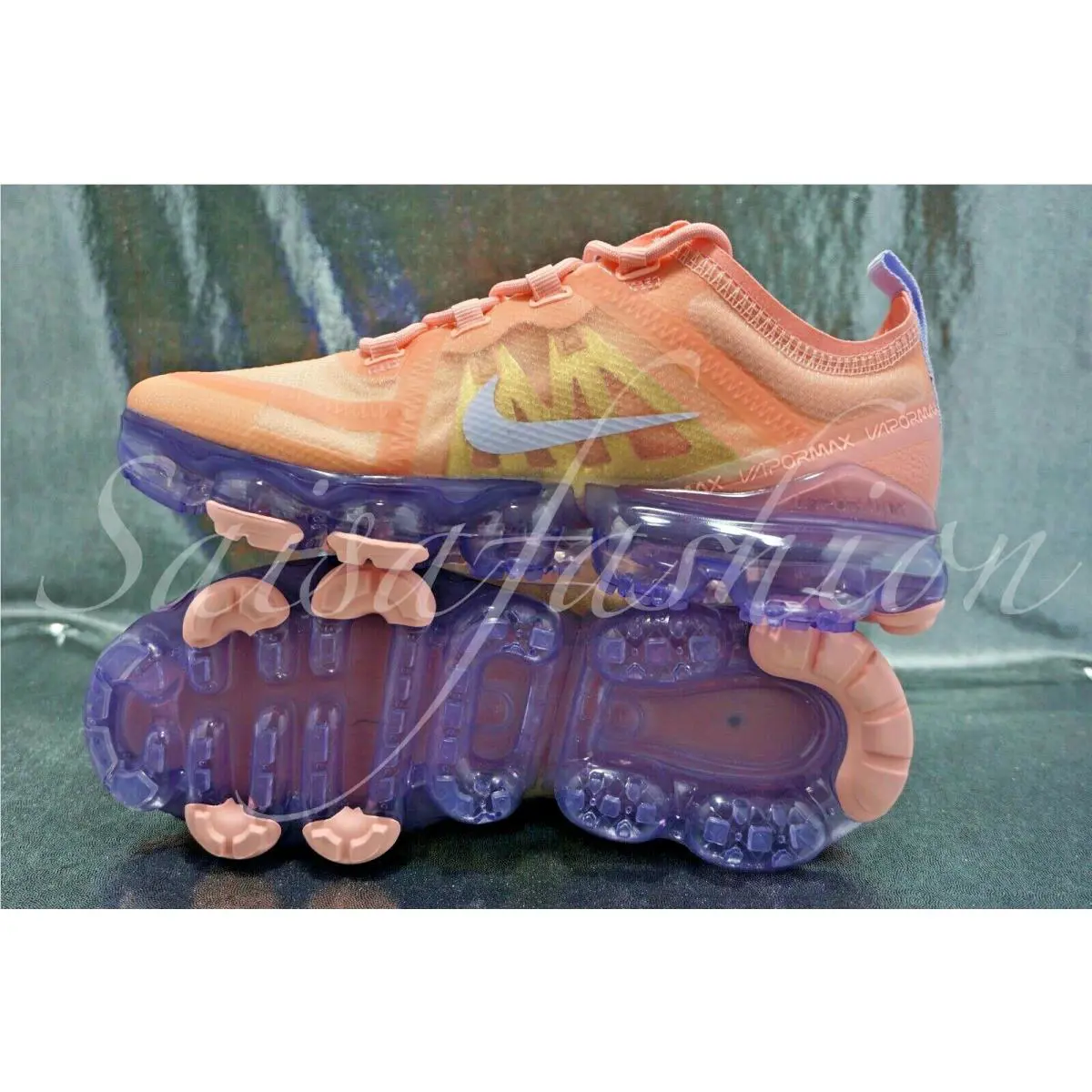 Nike shoes - Nike Air VaporMax 2019 - Air VaporMax - AR6632-603 - Bleached Coral-Amethyst Tint (UPC: 193145543393) 6