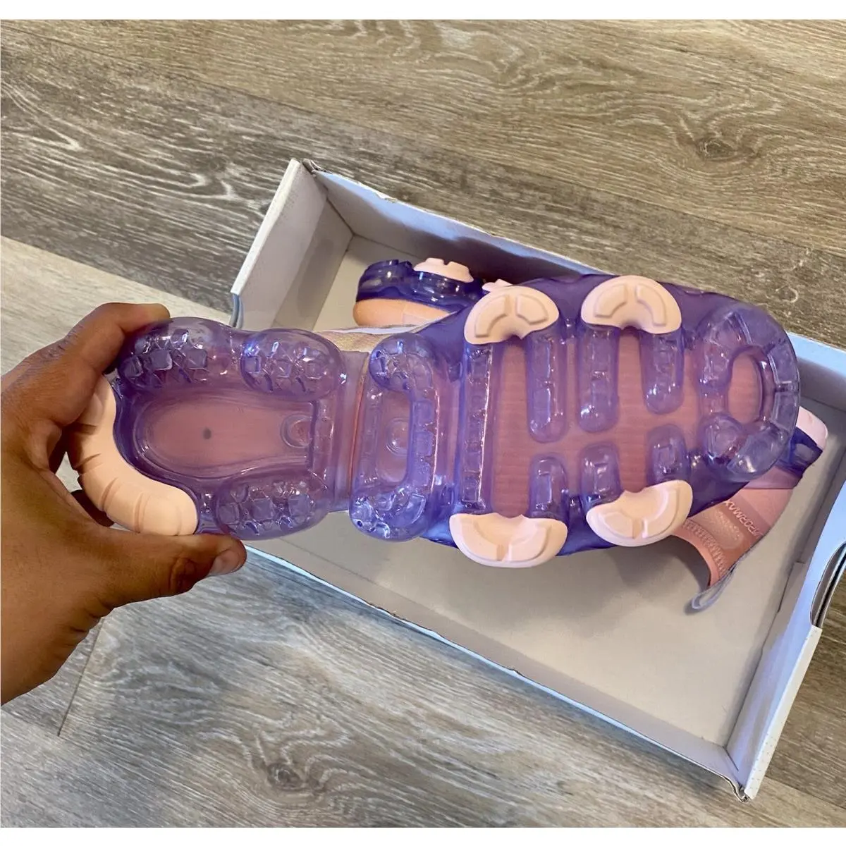 Nike shoes - Nike Air VaporMax 2019 - Air VaporMax - AR6632-603 - Bleached Coral-Amethyst Tint (UPC: 193145543393) 9