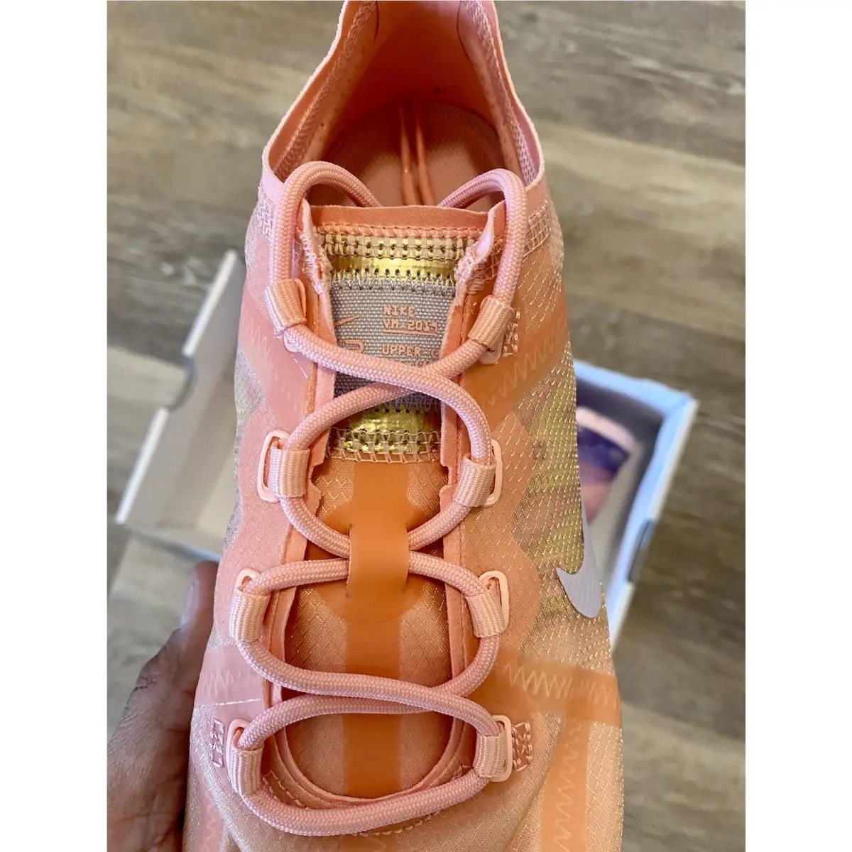 Nike shoes - Nike Air VaporMax 2019 - Air VaporMax - AR6632-603 - Bleached Coral-Amethyst Tint (UPC: 193145543393) 6