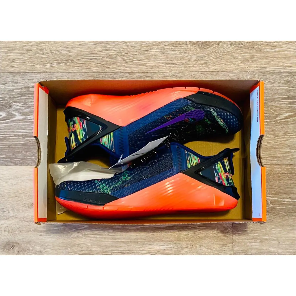 Nike shoes - Nike Metcon 6 Flyease - Metcon Flyease - DB3794-400 - Blue Void/Flash Crimson/Flat Silver/Vivid Purple, Manufacturer: Blue Void/Flash Crimson/Flat Silver/Vivid Purple (UPC: 194499433255) 5