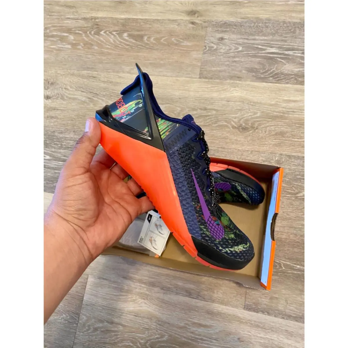 Nike shoes - Nike Metcon 6 Flyease - Metcon Flyease - DB3794-400 - Blue Void/Flash Crimson/Flat Silver/Vivid Purple, Manufacturer: Blue Void/Flash Crimson/Flat Silver/Vivid Purple (UPC: 194499433255) 8