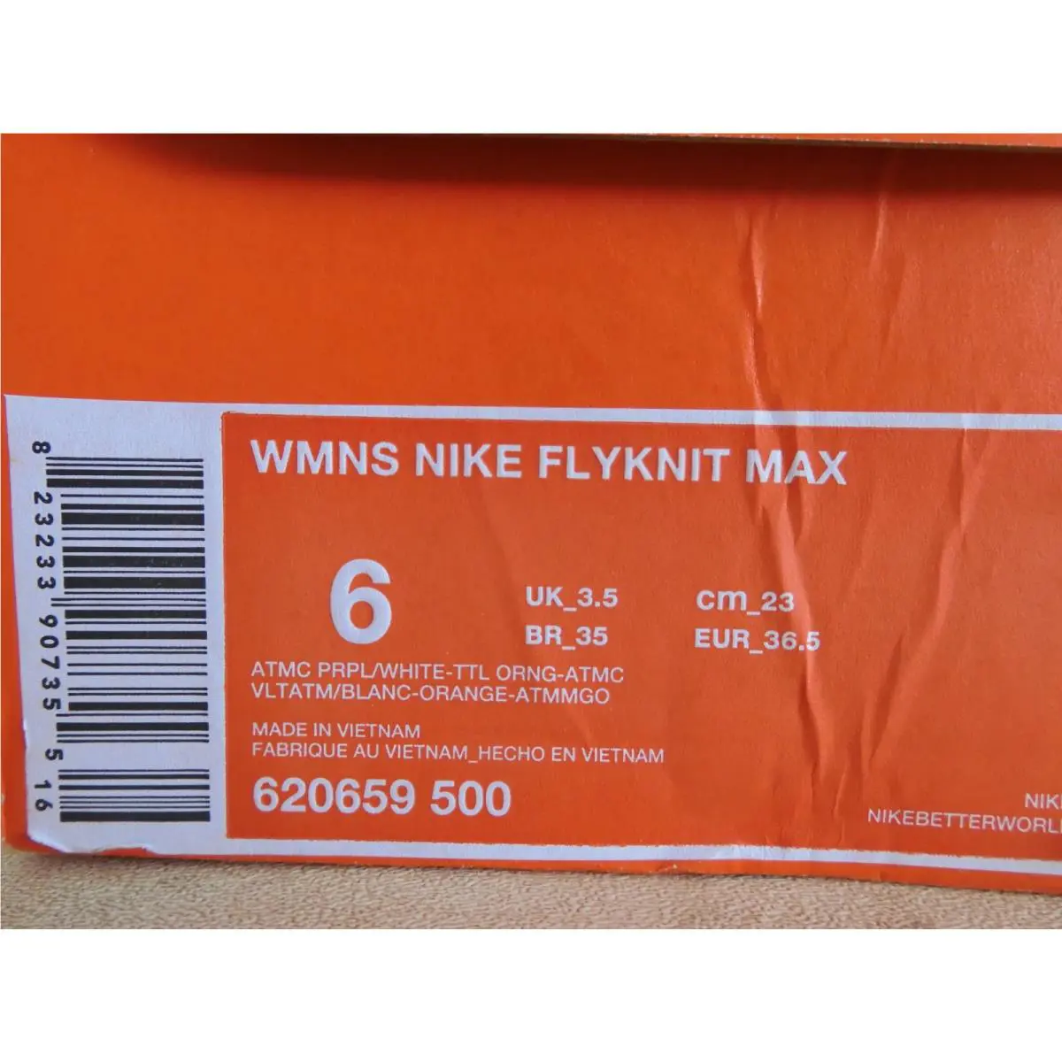 Nike shoes - Nike Flyknit Max - Flyknit Max - 620659-500 - Purple (UPC: 823233907355) 6