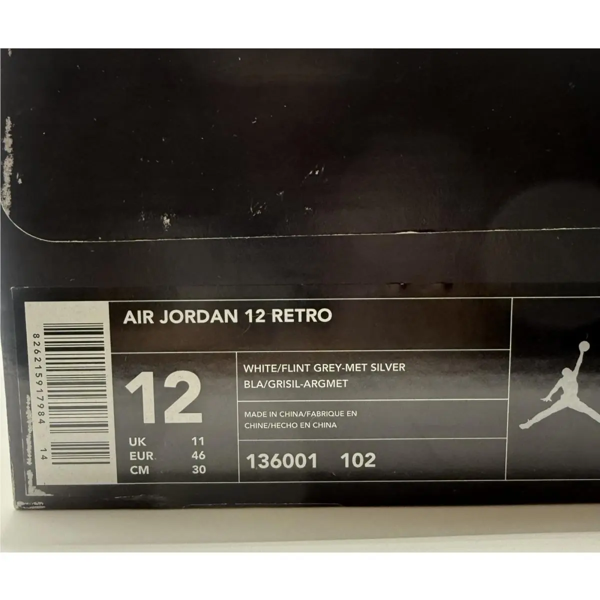 Nike shoes - Air Jordan 12 - Air - 136001-102 - Grey White 8