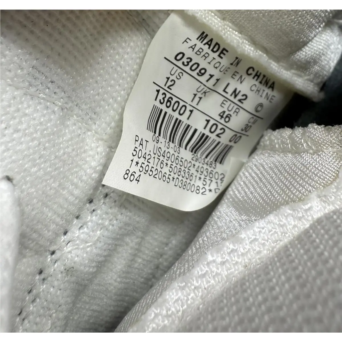 Nike shoes - Air Jordan 12 - Air - 136001-102 - Grey White 7