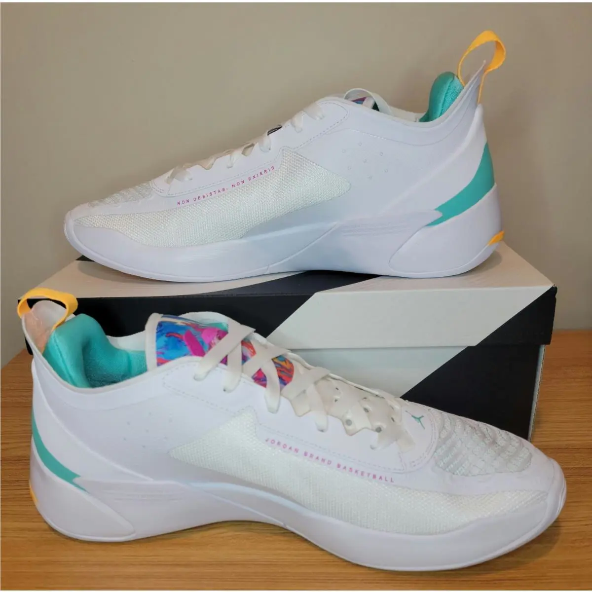 Nike shoes - Jordan Luka 1 - Luka - DN1772-164 - WHITE/FIRE PINK/DYNAMIC TURQUOISE 0