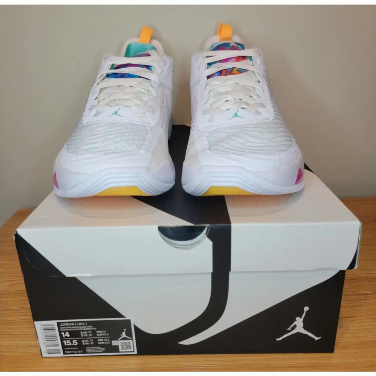 Nike shoes - Jordan Luka 1 - Luka - DN1772-164 - WHITE/FIRE PINK/DYNAMIC TURQUOISE 1