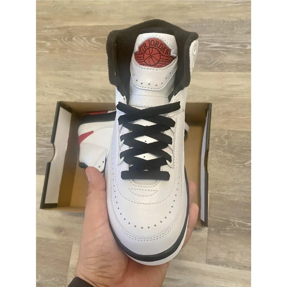 Nike shoes - Air Jordan 2 Retro - Air Retro - DX2591-106 - White-Black-Varsity Red (UPC: 196152074010) 4
