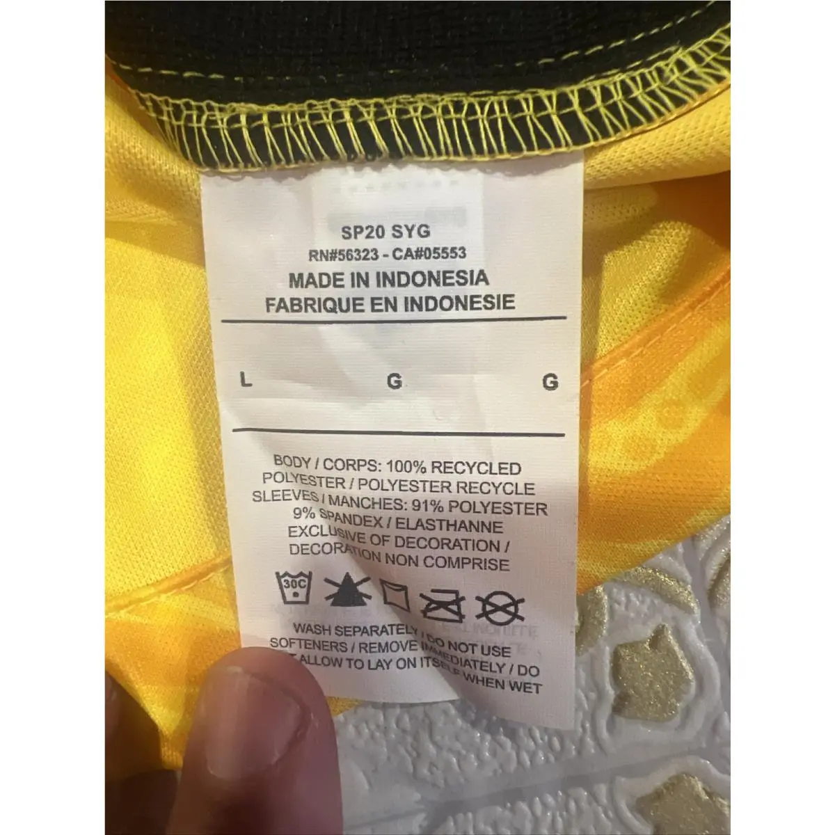 Nike clothing - Nike - CD8321-719 - Bright Gold / Yellow (UPC: 0193654181765) 9