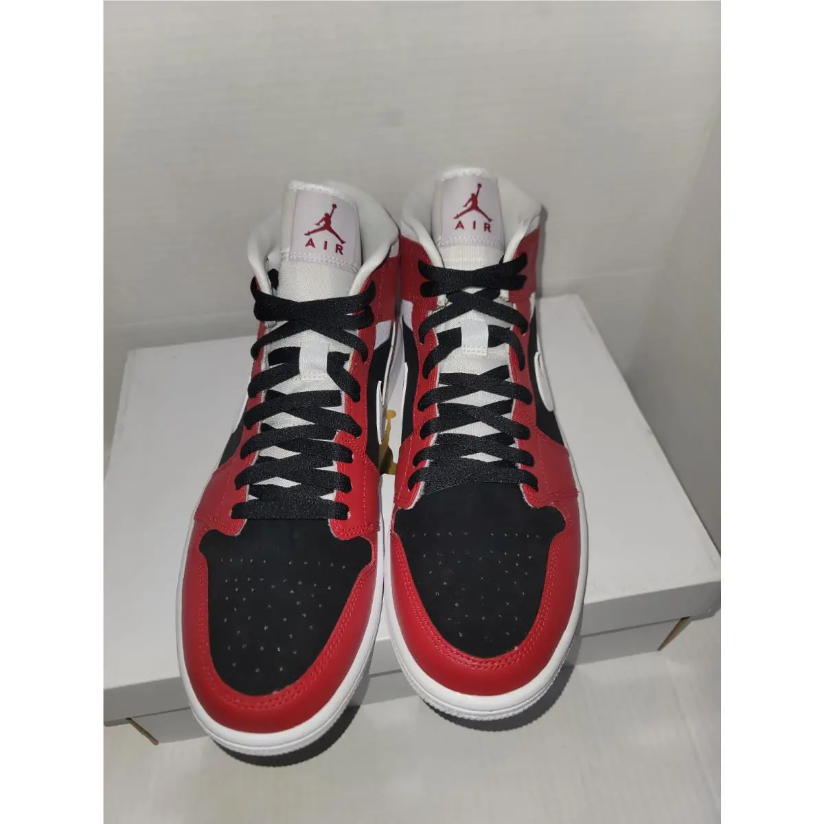 Nike shoes - Air Jordan 1 Mid - Air Mid - BQ6472 601 - Gym Red Black (UPC: 194498126226) 1