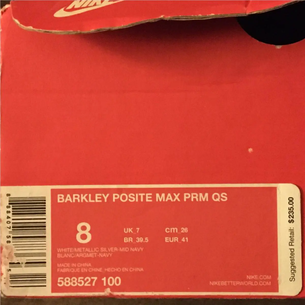 Nike shoes - Nike Barkley Posite Max - Barkley Posite Max - 588527100 - White 2