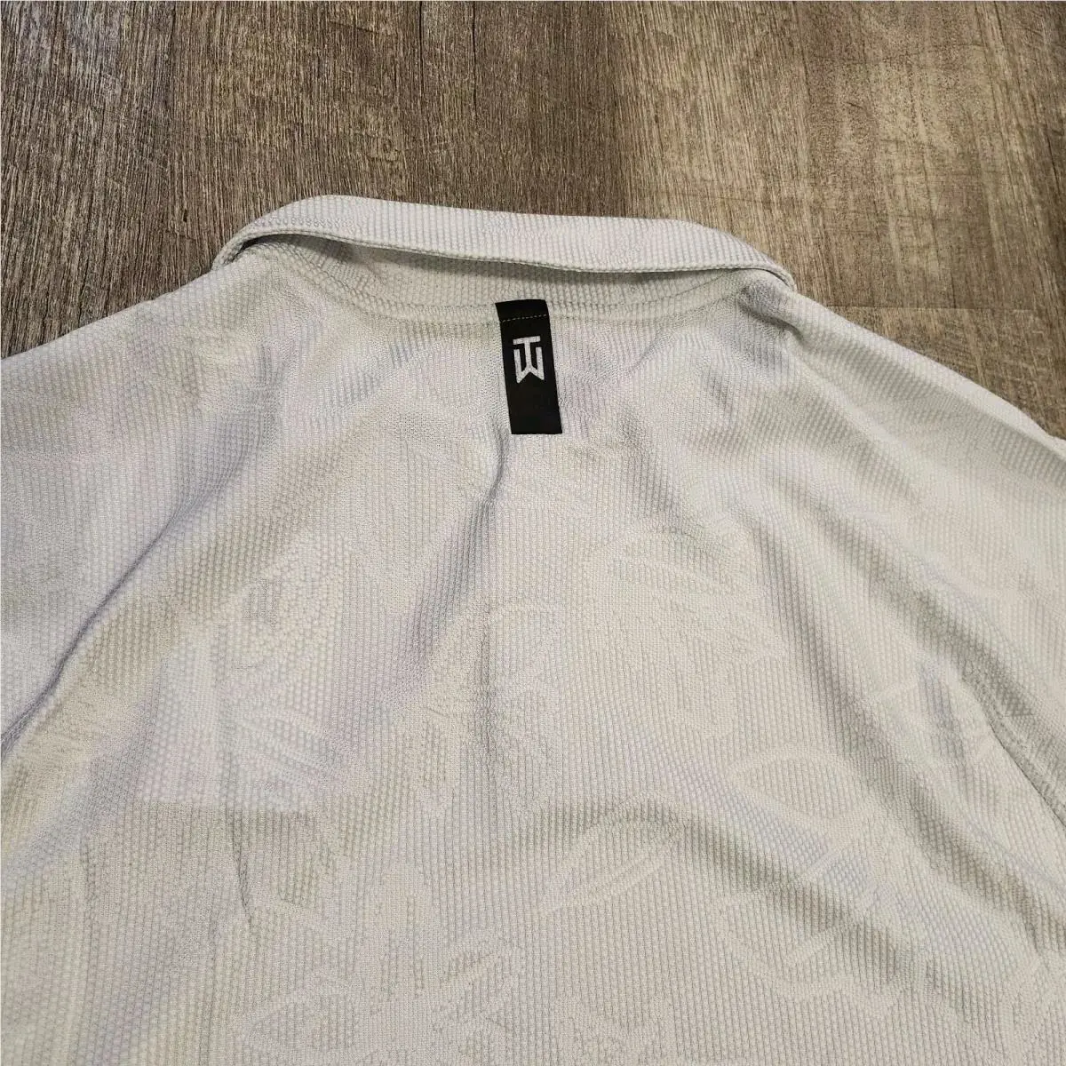 Nike clothing - TIger Woods ADV First Major Win Anniversary Polo - Photon Dust White Black 10
