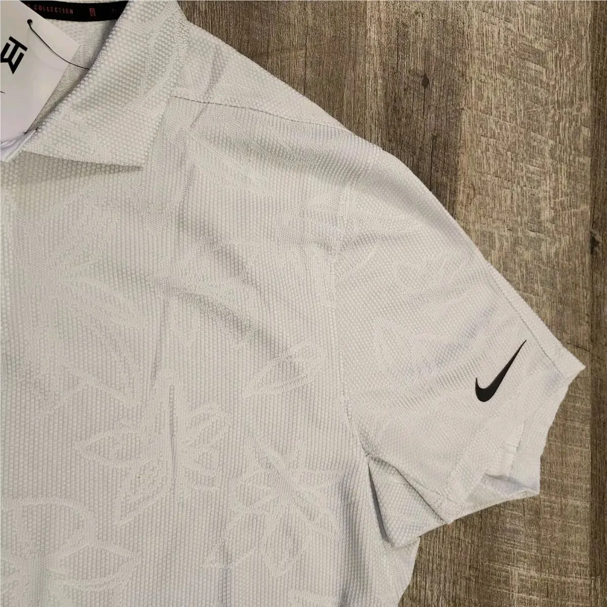 Nike clothing - TIger Woods ADV First Major Win Anniversary Polo - Photon Dust White Black 5
