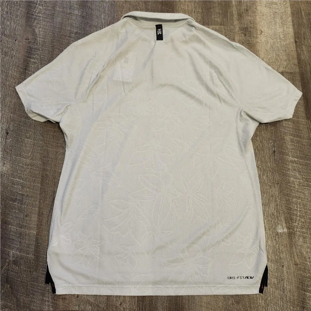 Nike clothing - TIger Woods ADV First Major Win Anniversary Polo - Photon Dust White Black 7