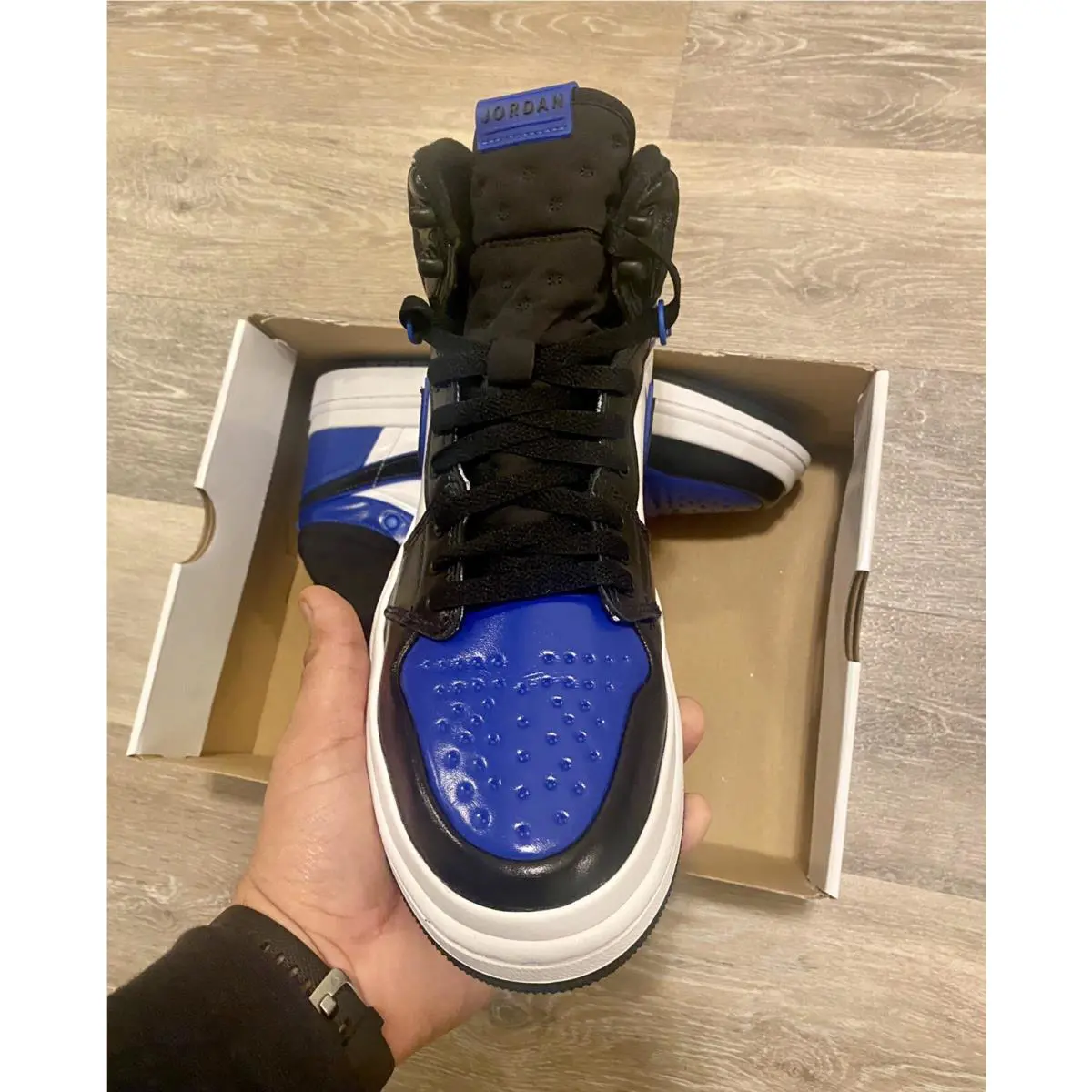 Nike shoes - Women`s Air Jordan 1 Acclimate - DC7723 401 - Game Royal / Black-White (UPC: 196151810596) 4