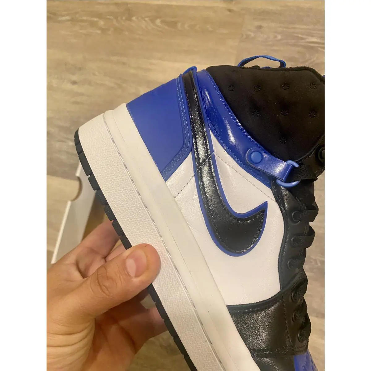 Nike shoes - Women`s Air Jordan 1 Acclimate - DC7723 401 - Game Royal / Black-White (UPC: 196151810596) 7
