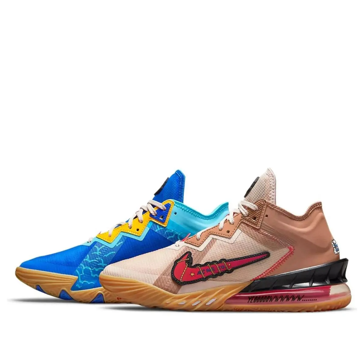 8.5M / 10W - Men`s  Space Jam X Lebron 18 Low Shoes CV7562-401 by Nike