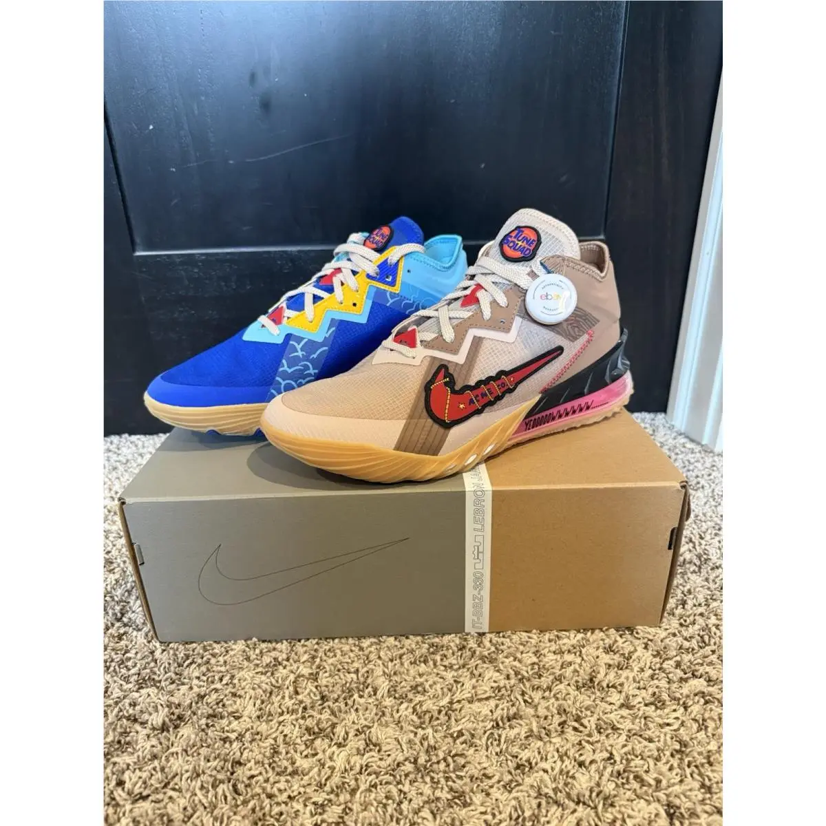 Size 11 - Nike Space Jam x Lebron 18 Low Wile E. x Nike Roadrunner