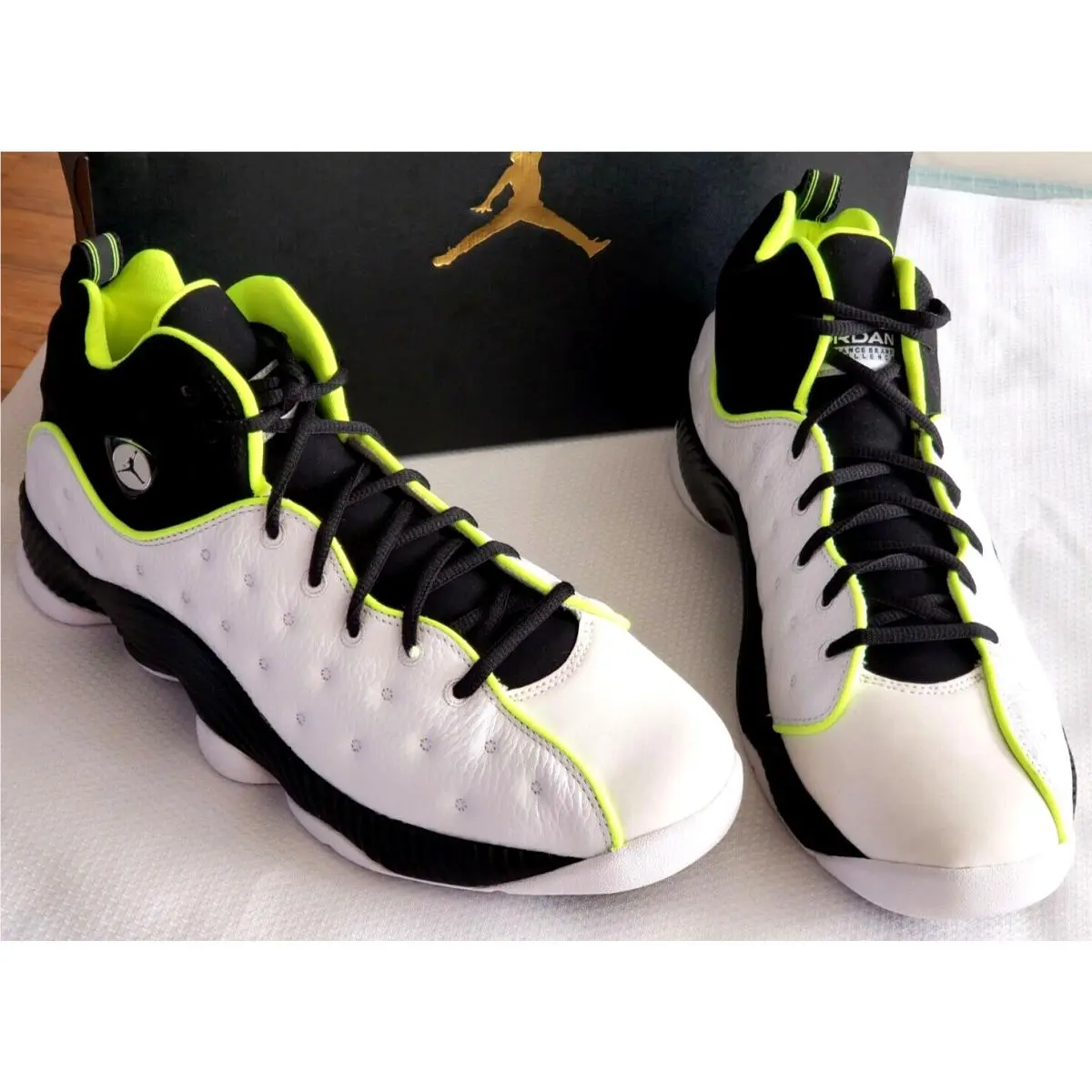Nike shoes - Jordan Jumpman Team - Jumpman Team - 819175-102 - WHITE/VOLT-BLACK-WOLF GREY (UPC: 00193145686274) 4