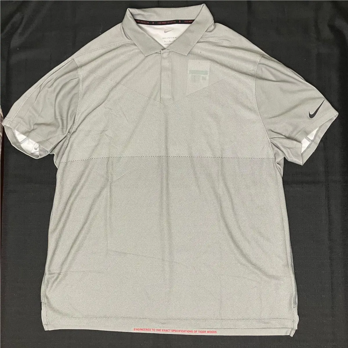 Nike clothing - Tiger Woods ADV Polo - Tiger Woods ADV Polo - Photon Dust Black 0
