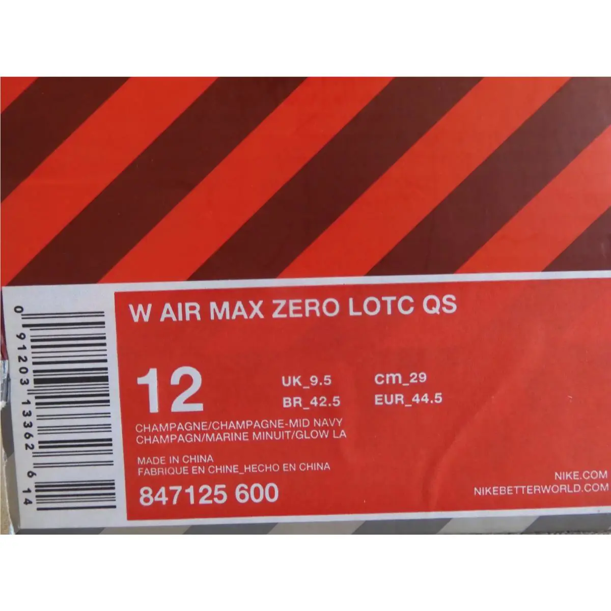 Nike shoes - Nike Air Max Zero - Air Max Zero - 847125-600 - Pink (UPC: 091203133626) 6
