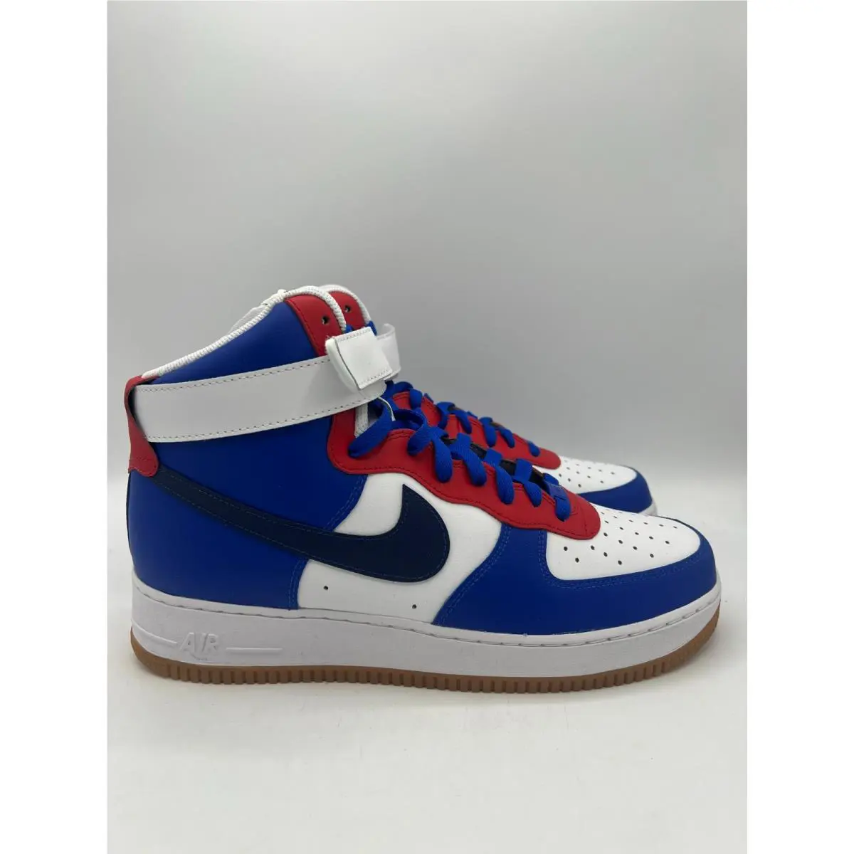 Nike Air Force 1 High Ess Blue/white/red Men`s Size 11.5 Nby