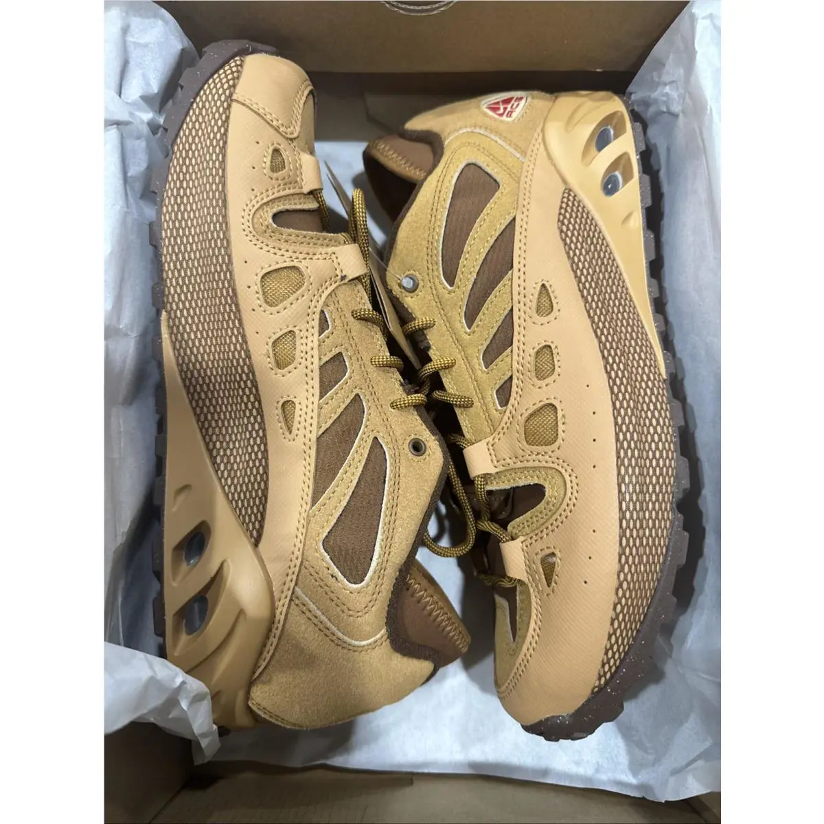 Nike shoes - Nike Air ACG - Air ACG - FV2925-200 - Flax/Cacao Wow/Light British Tan/Gym Red 0
