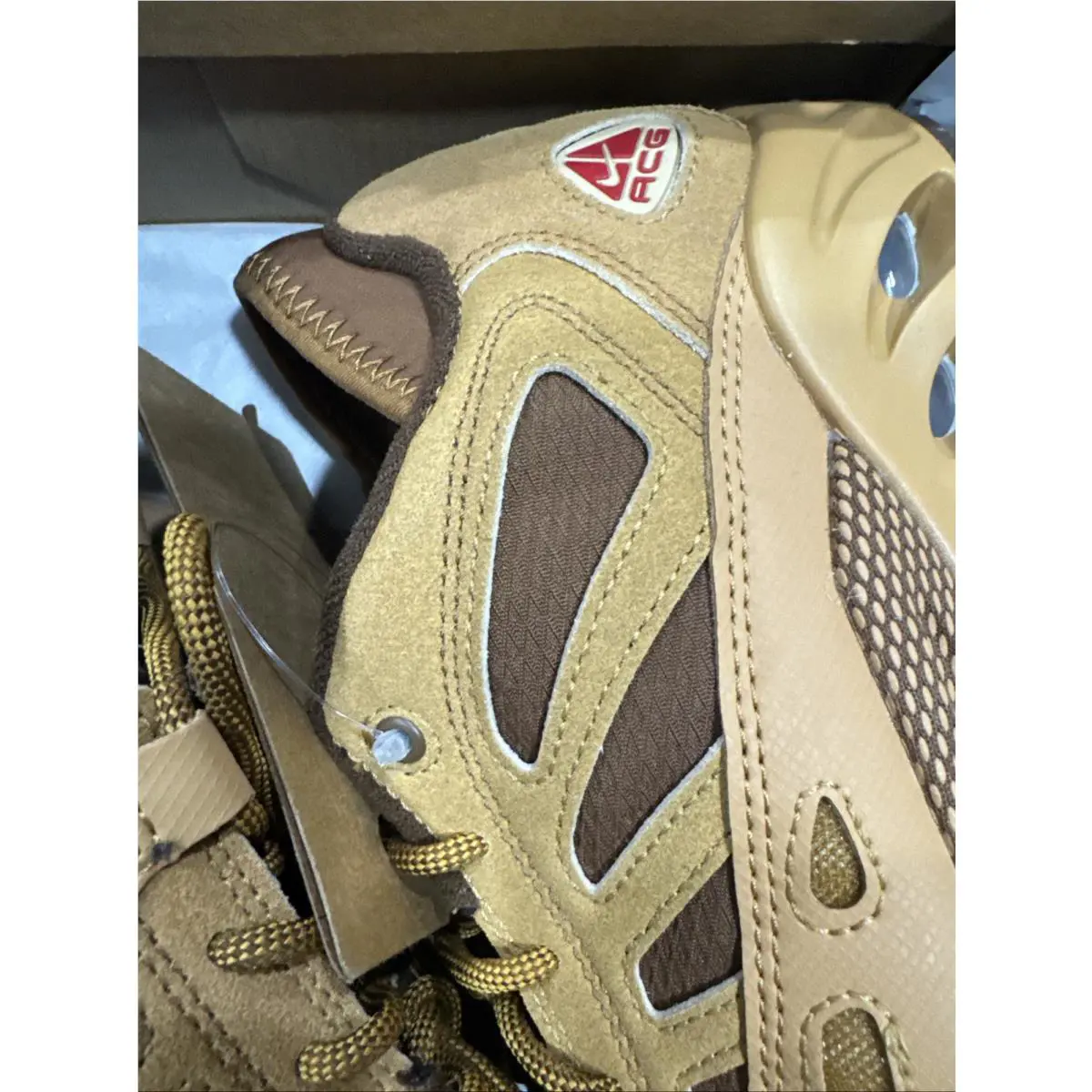Nike shoes - Nike Air ACG - Air ACG - FV2925-200 - Flax/Cacao Wow/Light British Tan/Gym Red 1