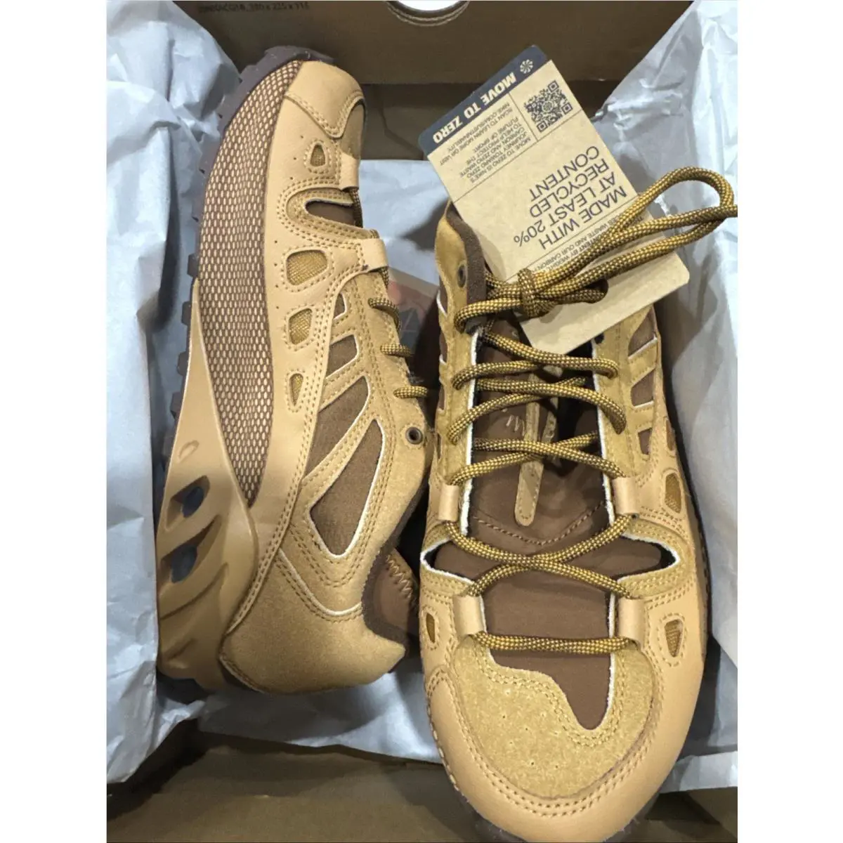 Nike shoes - Nike Air ACG - Air ACG - FV2925-200 - Flax/Cacao Wow/Light British Tan/Gym Red 3