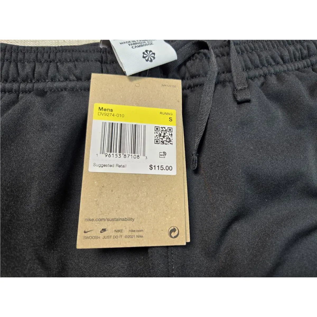 Nike clothing - NIKE Run Division Elite Running Pants Therma-FIT - DV9274-010 - Black Silver 8