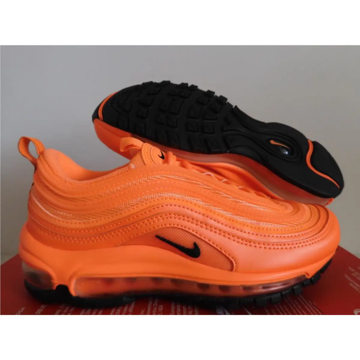 Wmns Nike Air Max 97 Atomic Orange-black SZ 5.5 DM8338-800