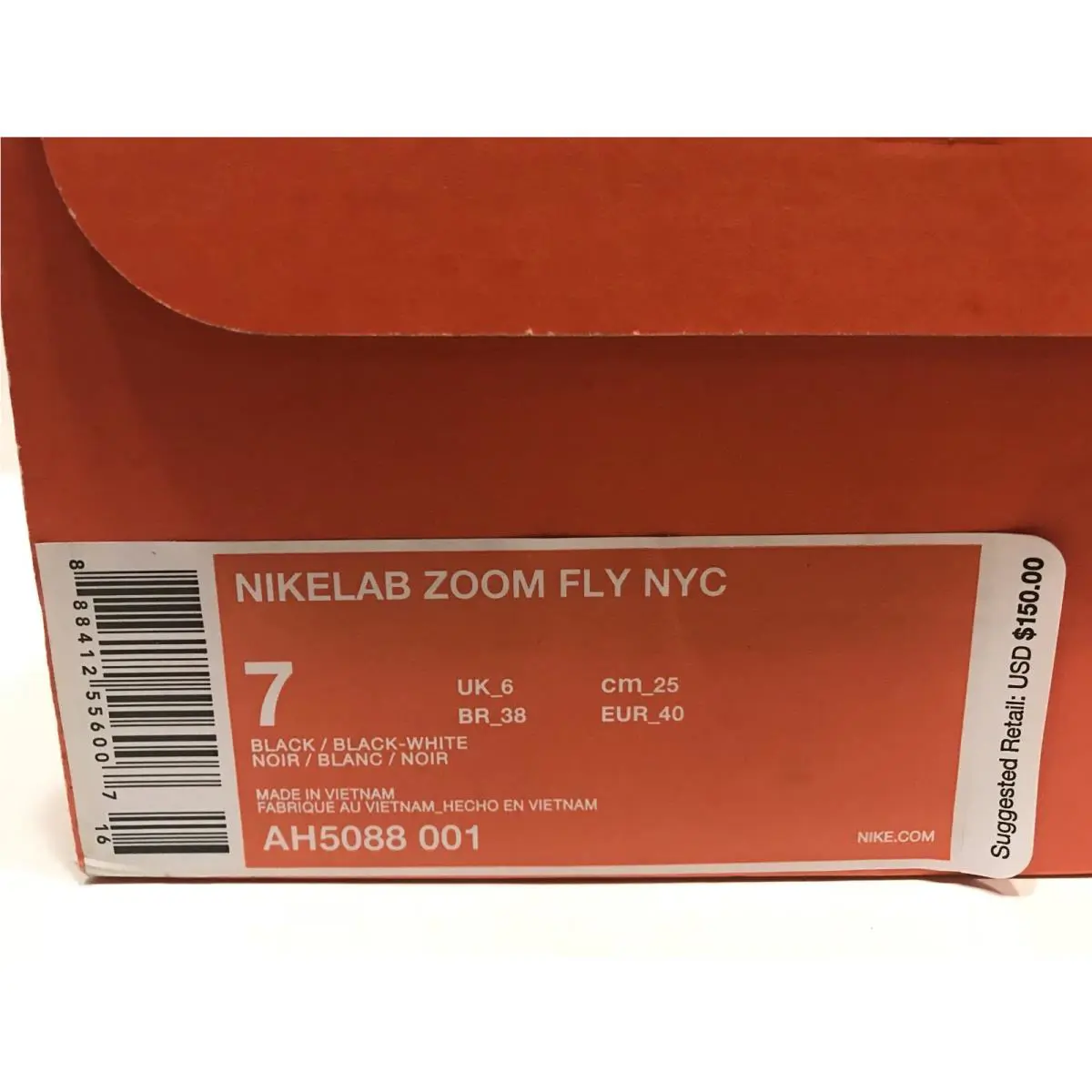 Nike shoes - Nike Zoom Fly - Zoom Fly - AH5088-001 - BLACK/WHITE 10