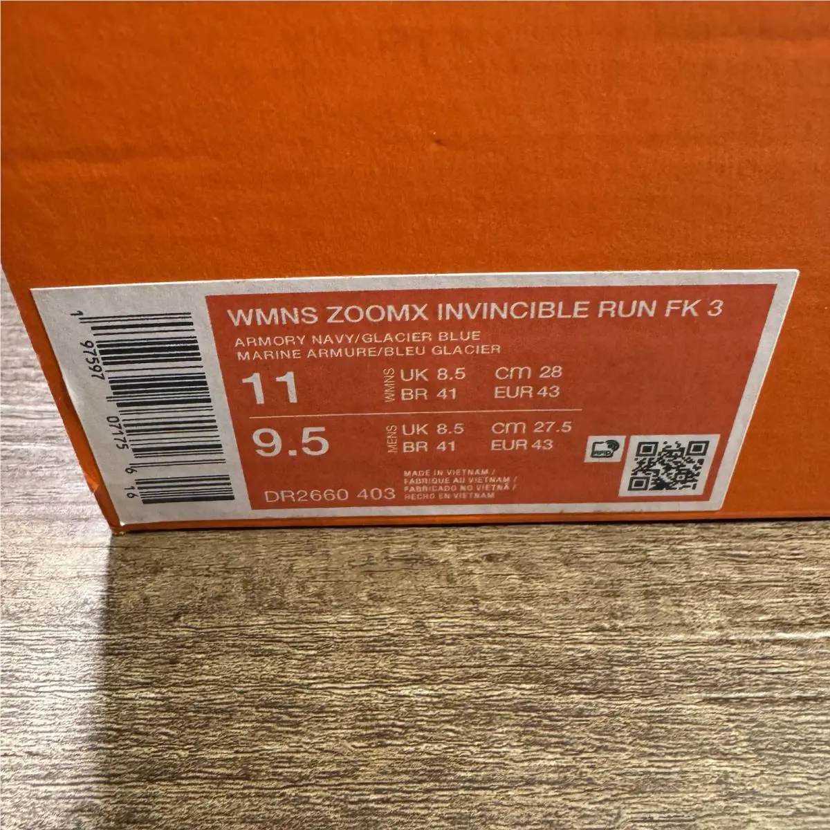 Nike shoes - Nike ZoomX Invincible - ZoomX Invincible - DR2660-403 - Armory Navy/Glacier Blue 0
