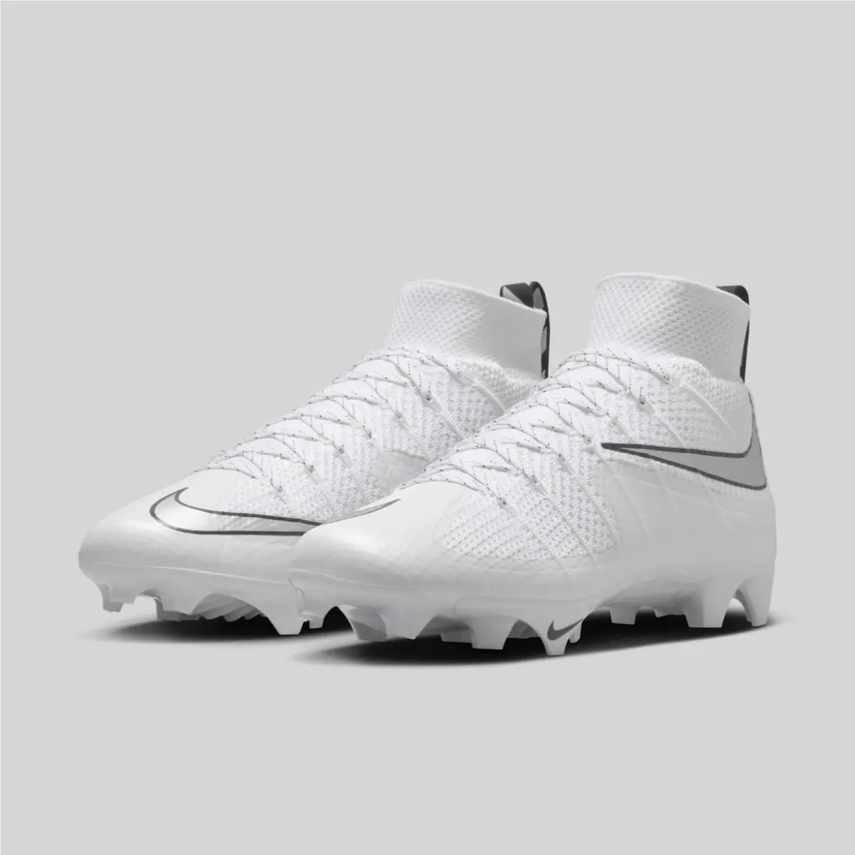 Vapor Edge 360 UT White Metallic Silver FQ0235-102 Men`s Size 7.5 Cleats by Nike