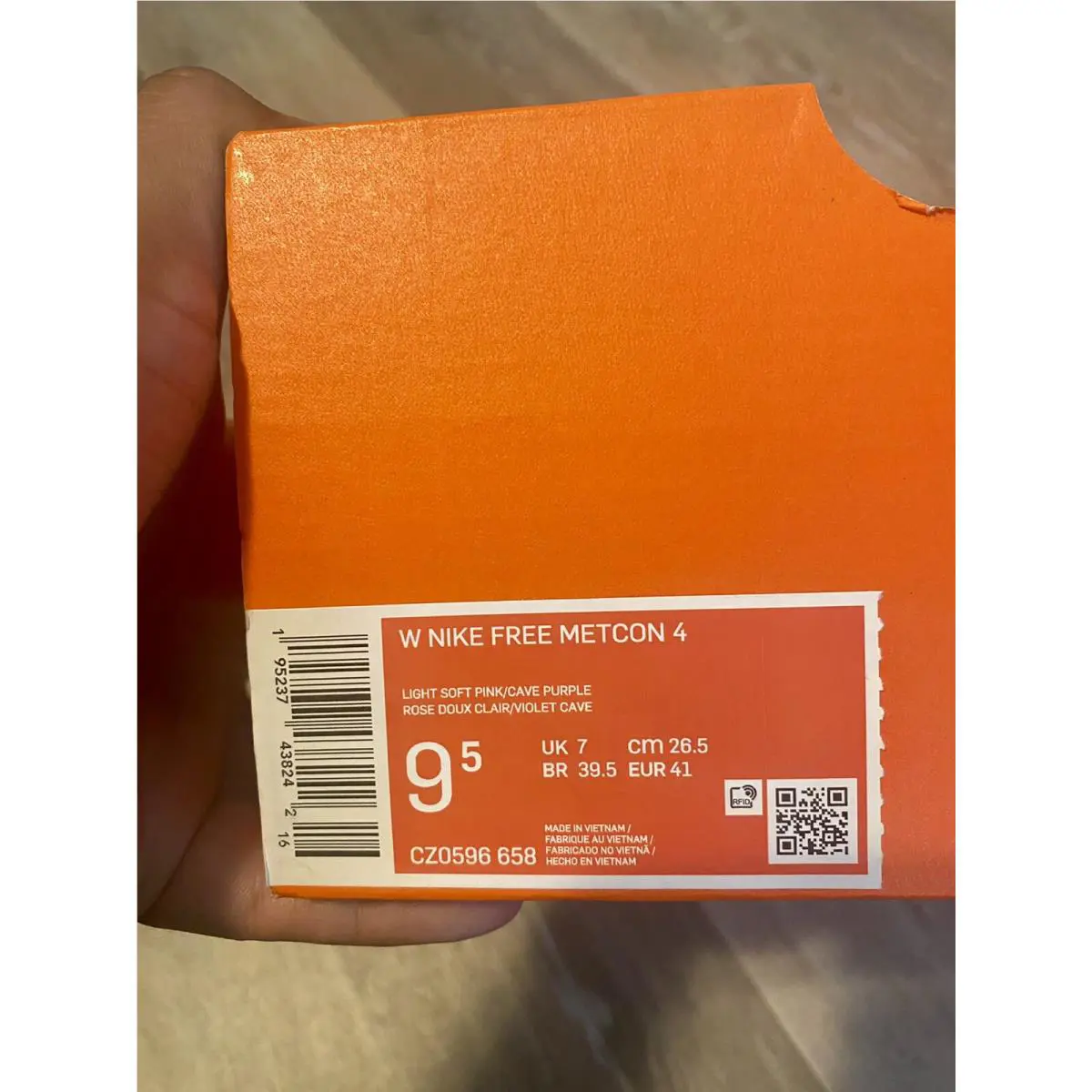 Nike shoes - Nike Free Metcon 4 - Free Metcon - CZ0596-658 - Light Soft Pink-Cave Purple (UPC: 195237438242) 9