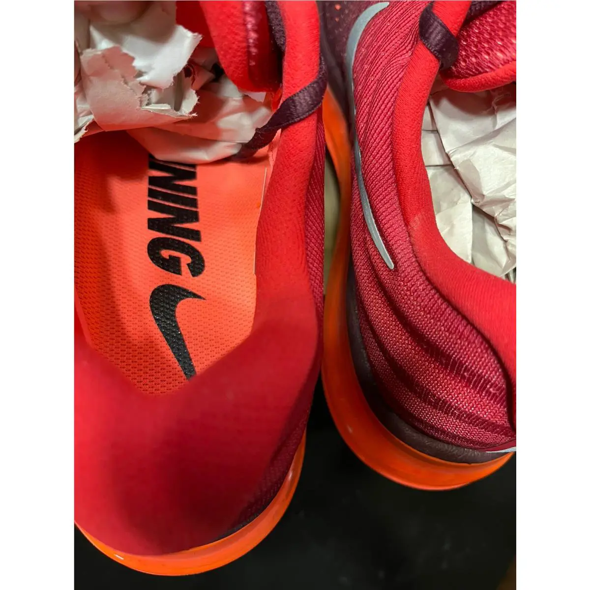 Nike shoes - Air Max 2017 - Air Max - 849559 -601 - Night Maroon/White/Gym Red (UPC: 676556121362) 1