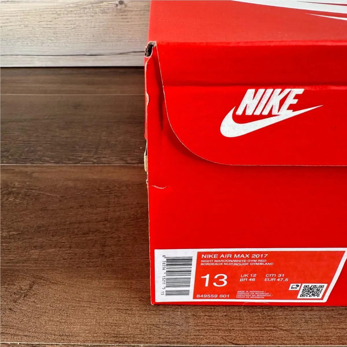 Nike shoes - Nike Air Max 2017 - Air Max - 849559-601 - Red (UPC: 676556132115) 5