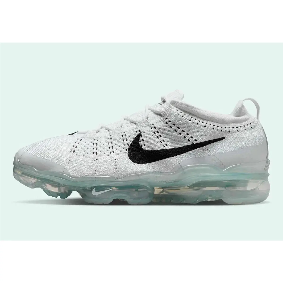 Nike Mens Size 9 Air Vapormax 2023 FK White Black Running Shoes DV1678-102
