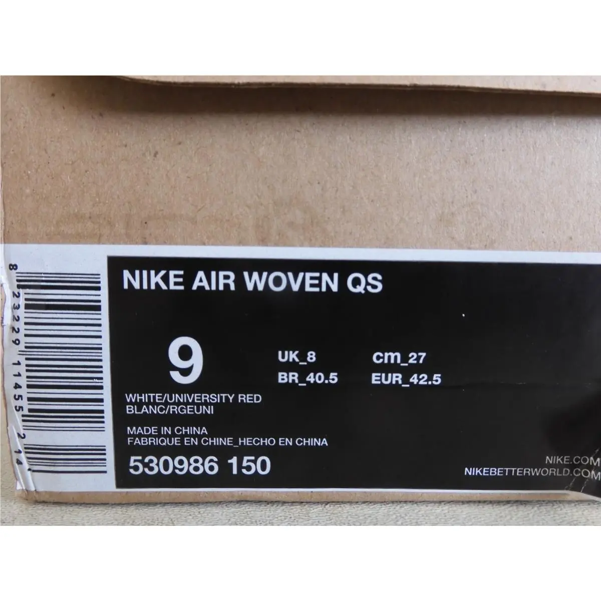 Nike shoes - Nike Air Woven - Air Woven - 530986-150 - White (UPC: 823229114552) 6
