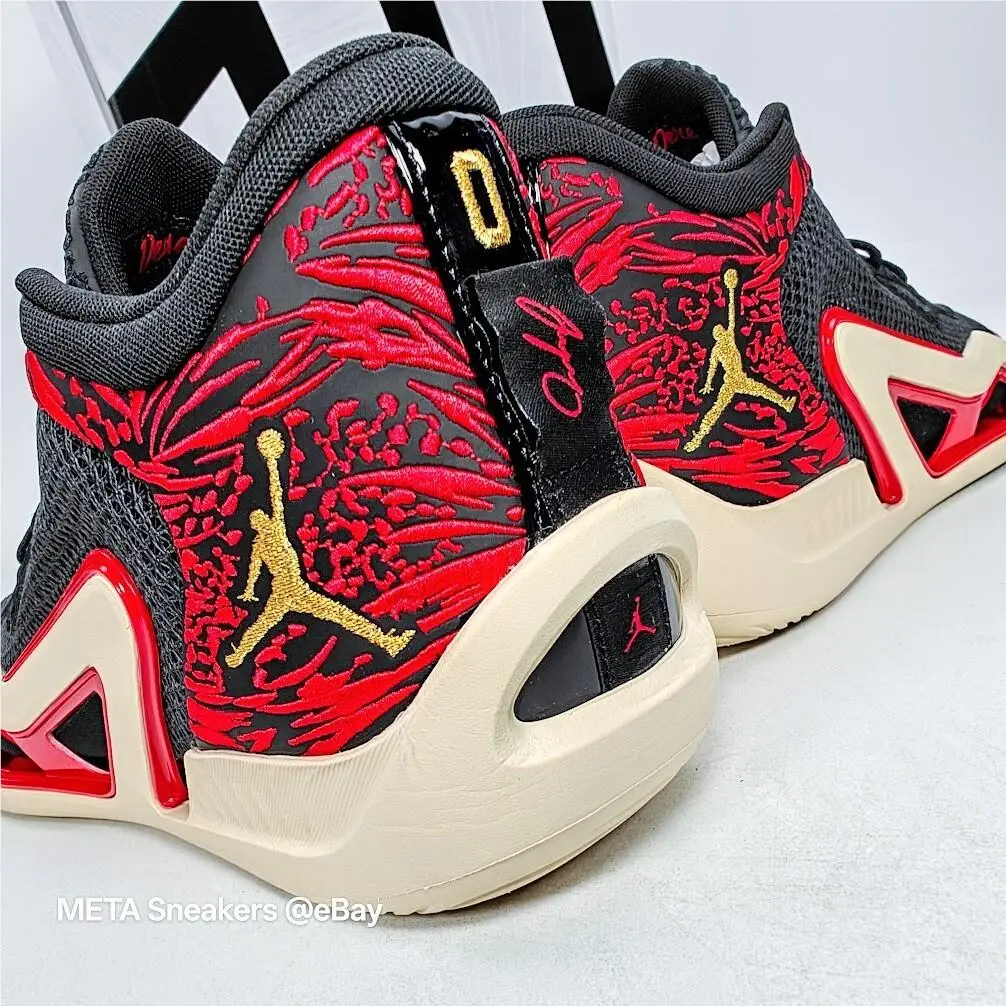 Nike shoes - Jordan Tatum 1 - Tatum - DX5572-001 - Black / Gold/ Red/ Beach 5