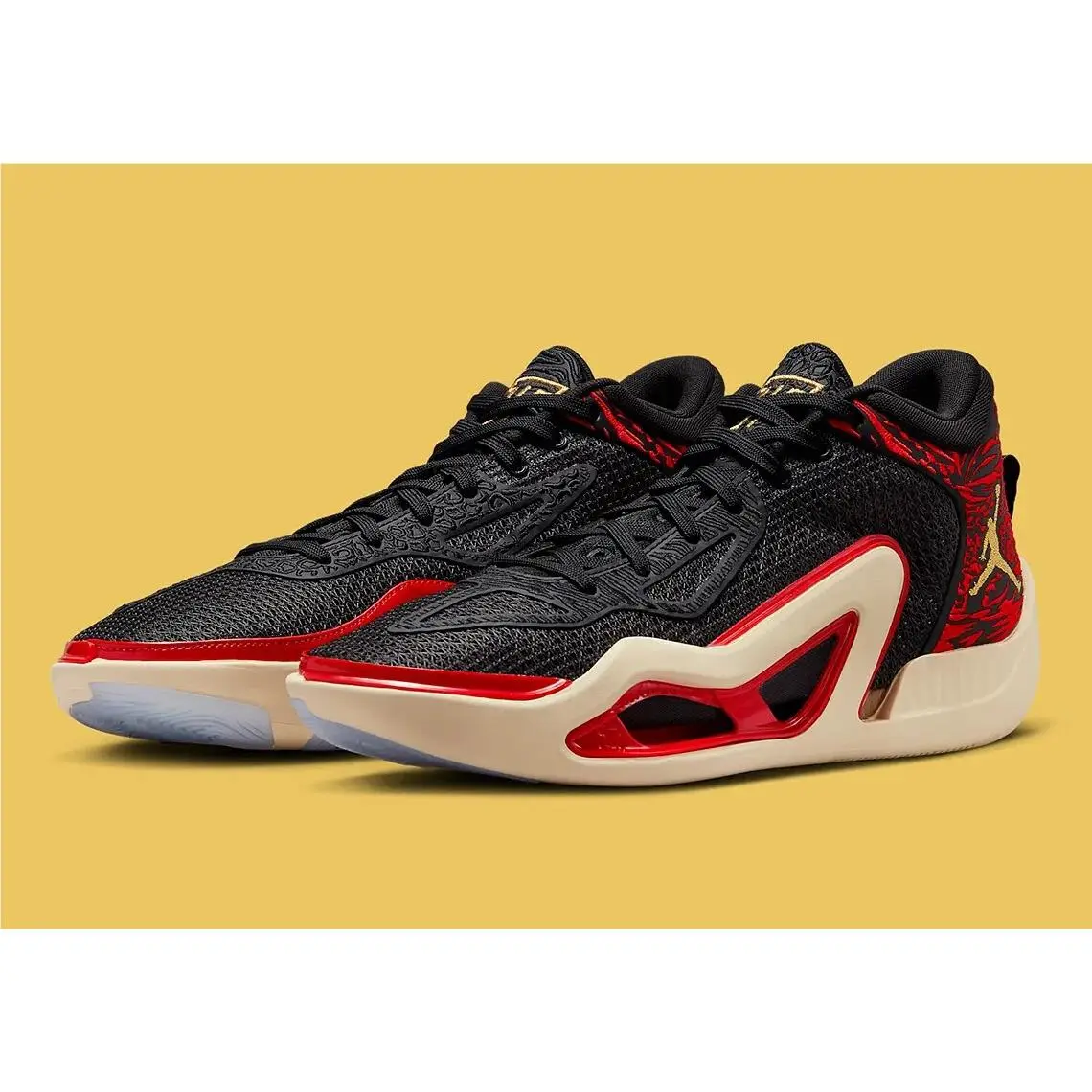 Nike shoes - Jordan Tatum 1 - Tatum - DX5572-001 - Black / Gold/ Red/ Beach 17