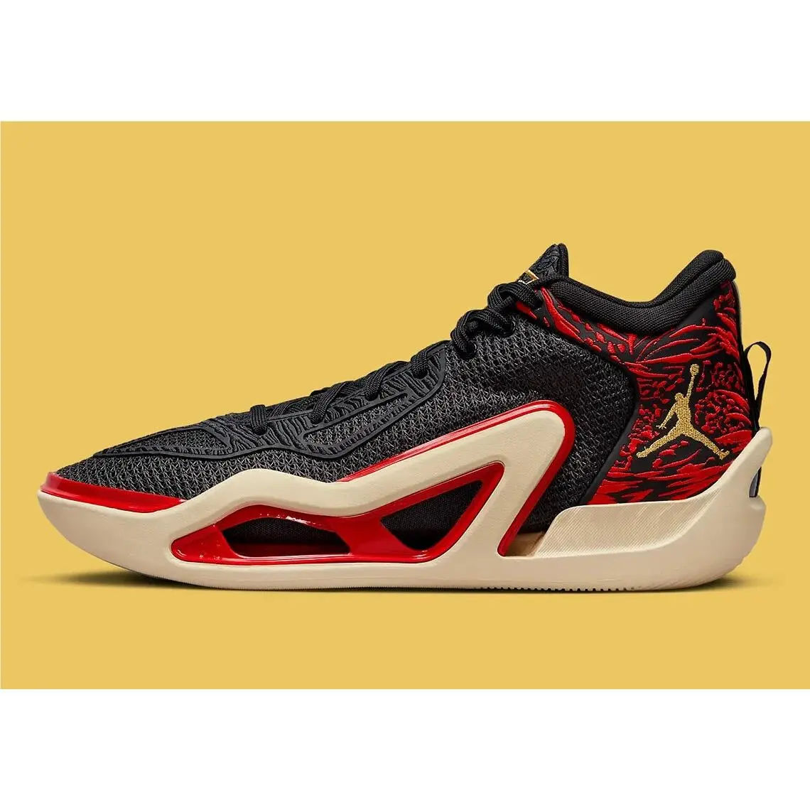 Nike shoes - Jordan Tatum 1 - Tatum - DX5572-001 - Black / Gold/ Red/ Beach 18