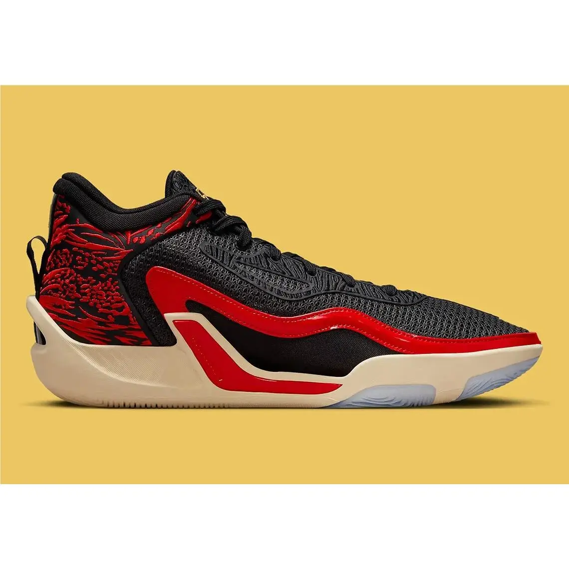 Nike shoes - Jordan Tatum 1 - Tatum - DX5572-001 - Black / Gold/ Red/ Beach 19