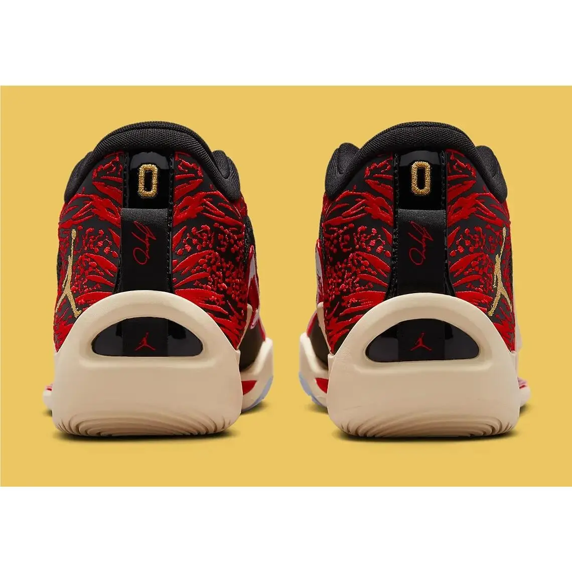 Nike shoes - Jordan Tatum 1 - Tatum - DX5572-001 - Black / Gold/ Red/ Beach 21