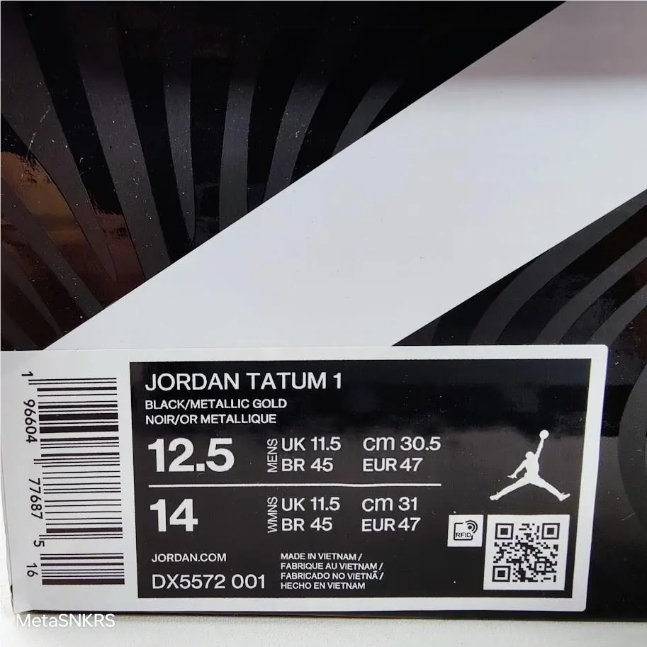 Nike shoes - Jordan Tatum 1 - Tatum - DX5572-001 - Black / Gold/ Red/ Beach 1