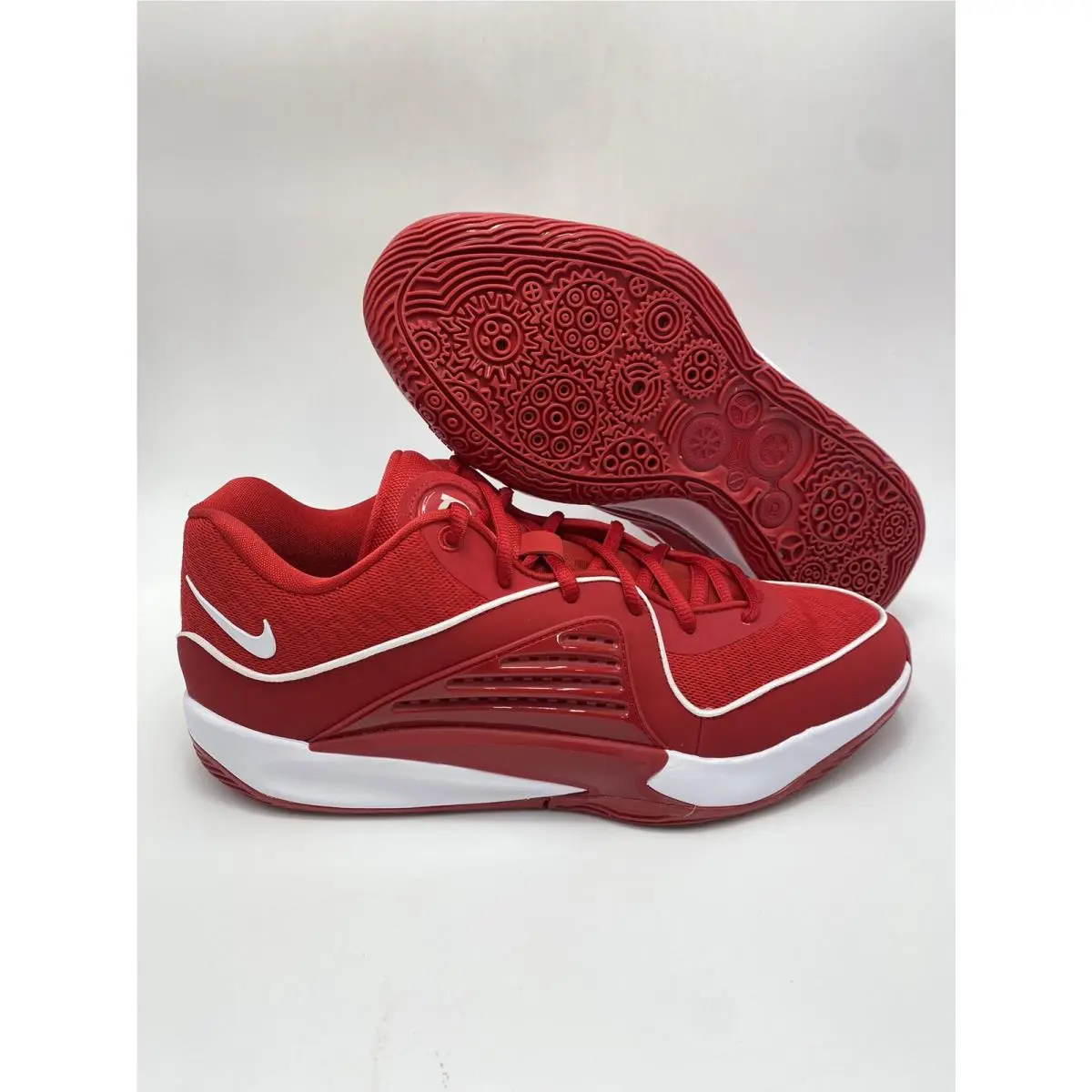 Nike KD16 TB P Gym Red White Shoes FN7091 601 Men`s Size 10.5