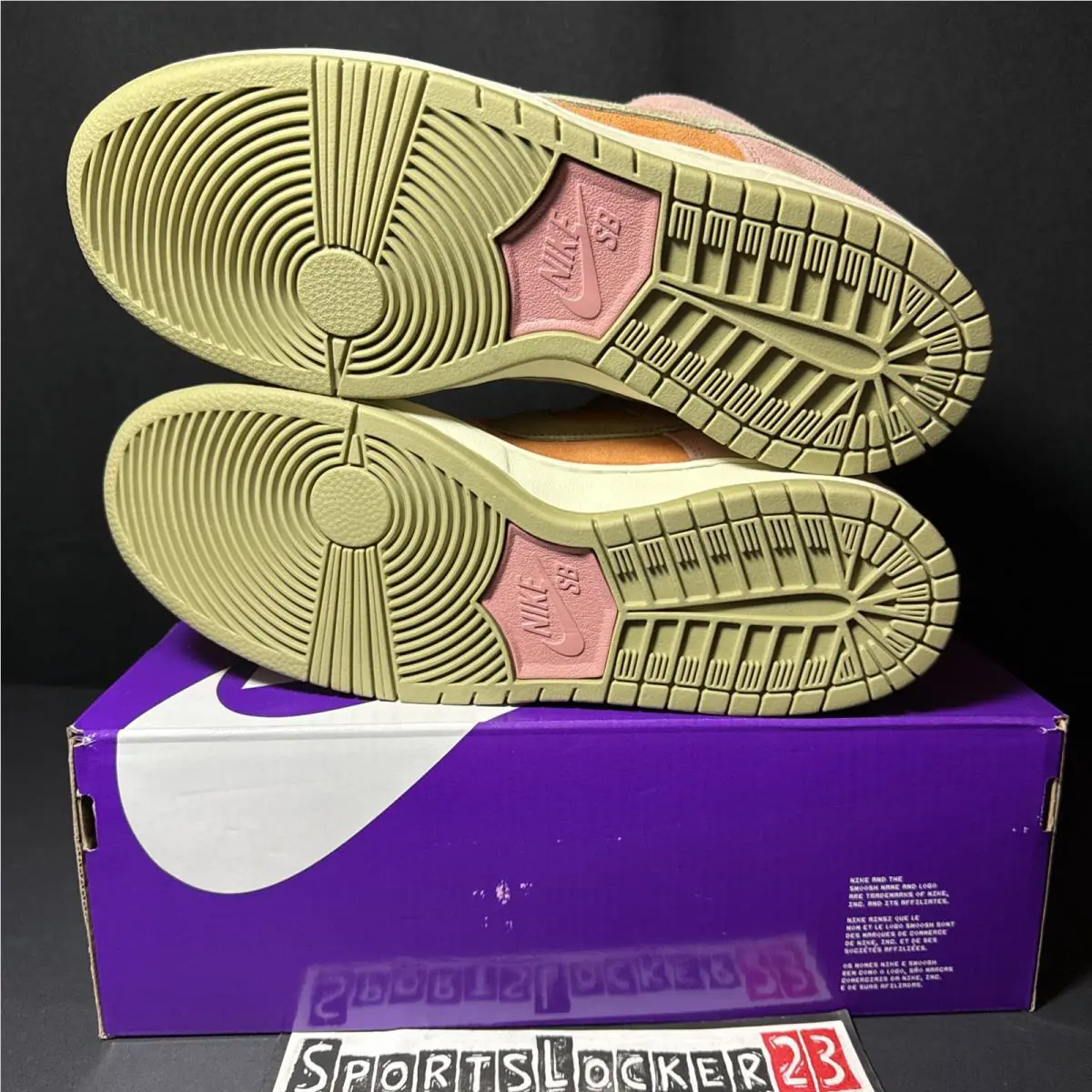Nike shoes - Nike SB Dunk - Dunk - HJ4135-600 - Red Stardust/Neutral Olive-Monarch-Coconut Milk 8