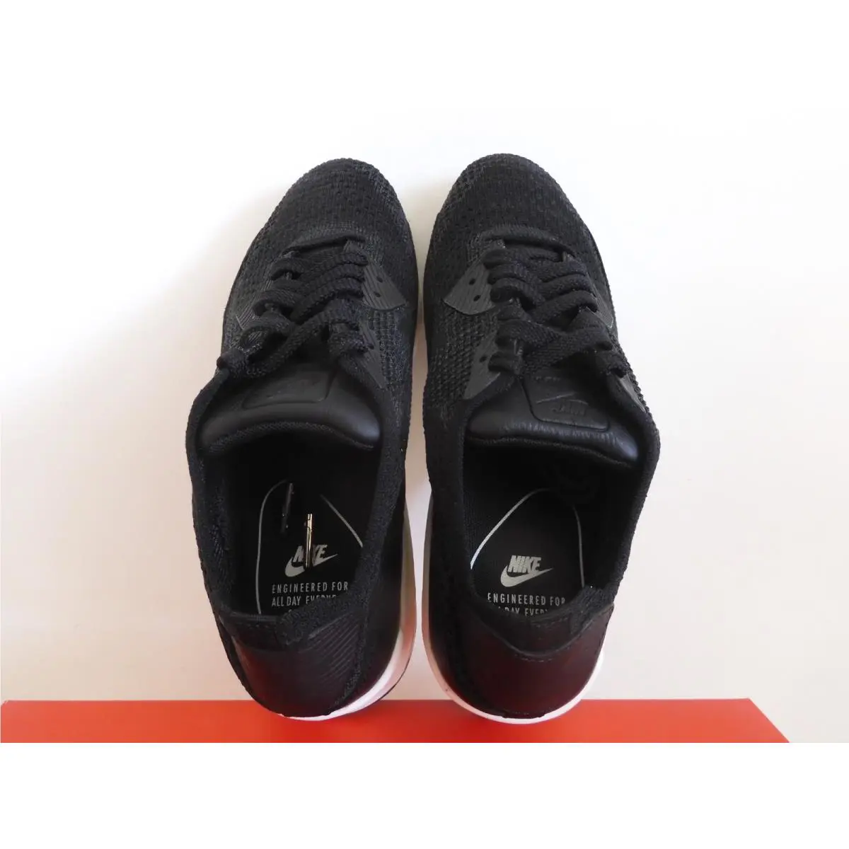 Nike shoes - Nike Air Max 90 Ultra 2.0 Flyknit - 876320-001 - Black (UPC: 884776563101) 4